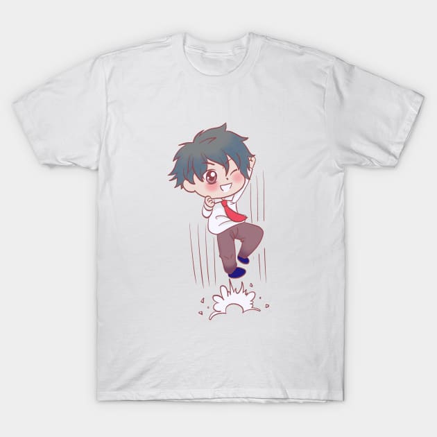 cute boy #002 T-Shirt by cutequokka